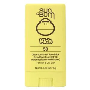Sun Bum Kids Clear Sunscreen Face Stick SPF 50